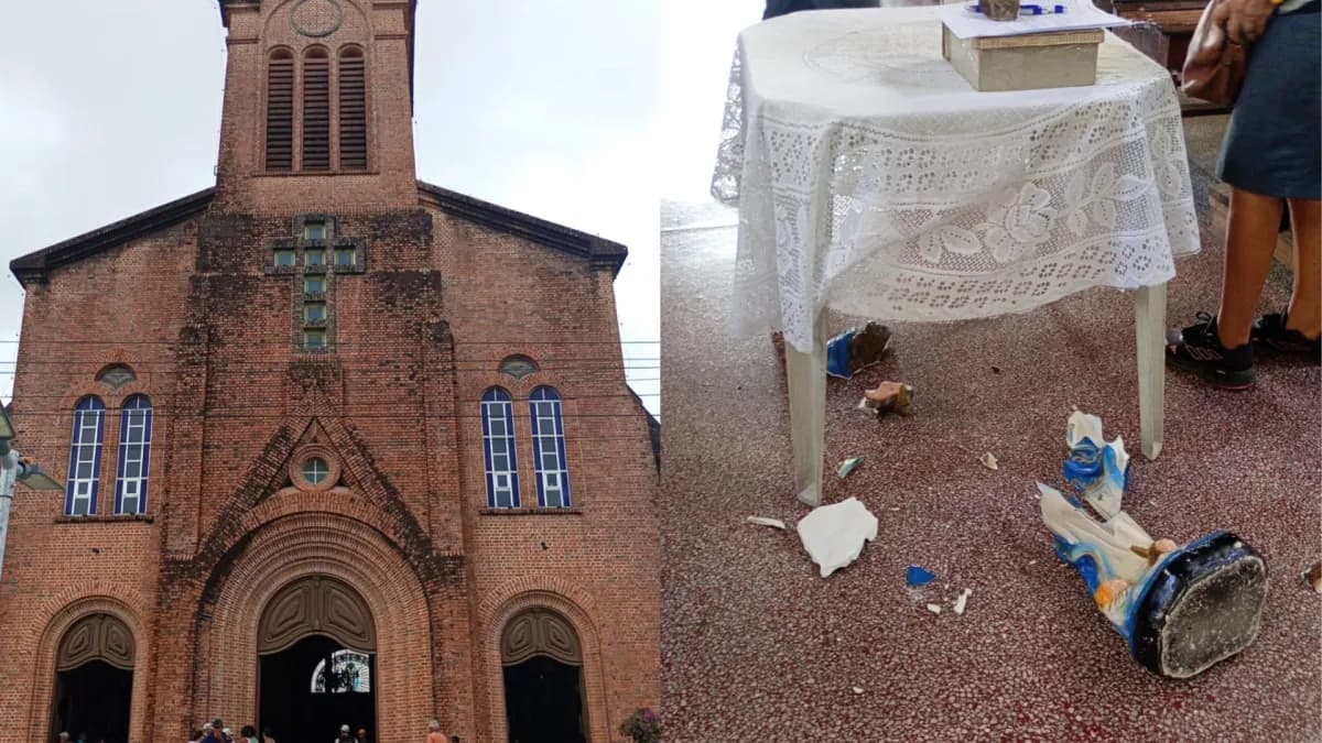 Mulher é detida após quebrar imagem de Nossa Senhora e agredir sacristão em igreja de Paulista